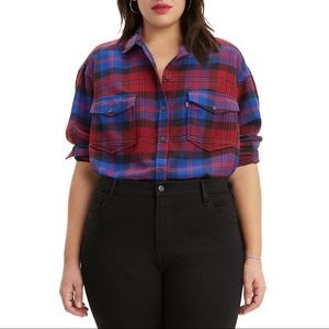 FIRM Levi’s Natalie Plaid Button Down